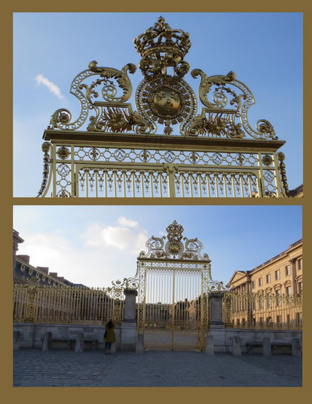 Detail of the Gate to the Palace at Versailles