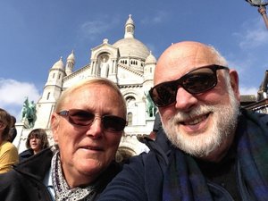 Our Selfie at he Sacre Couer Basilica