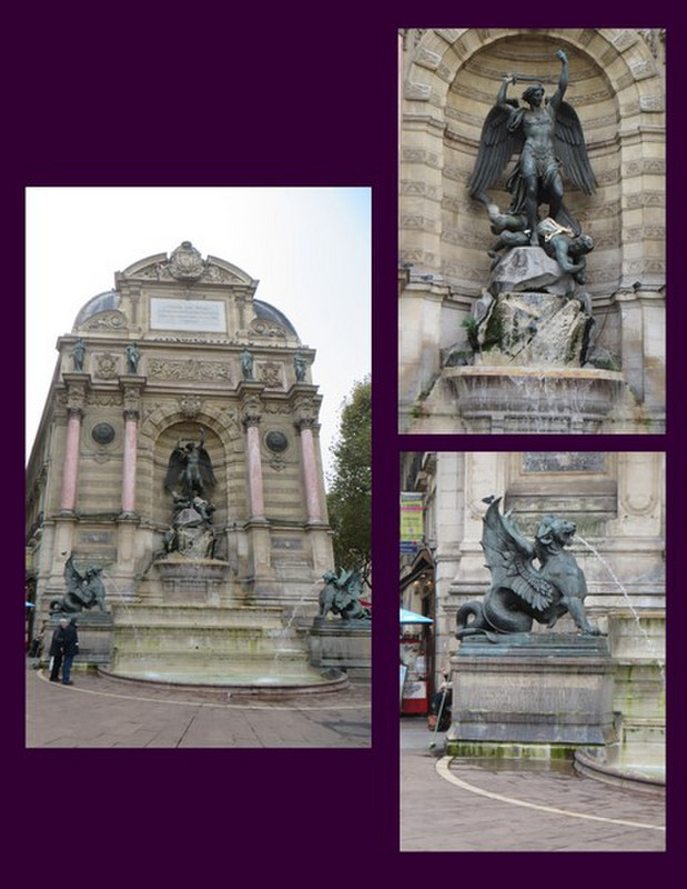 Fountain Honoring Saint Michel
