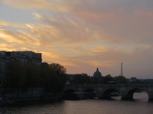 An Evening View from the Seine