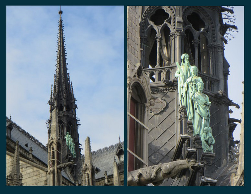  Sculptures on the Roof of Notre Dame