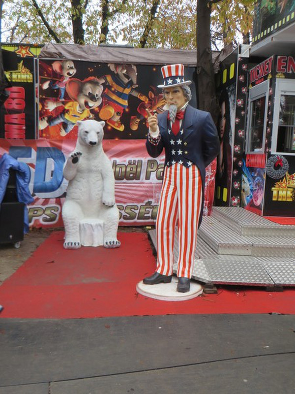 Spotted "Uncle Sam" at the Christmas Market