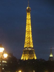 A Treat to See the Eiffel Tower at Night