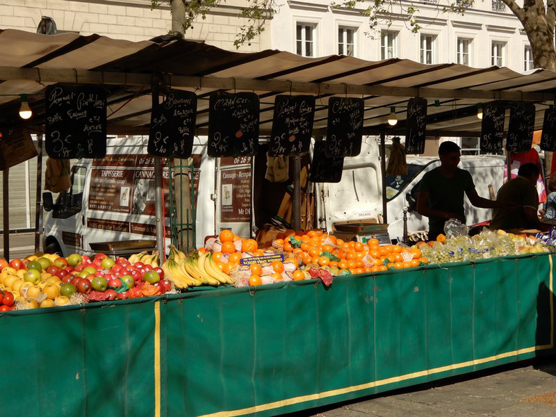 We Enjoy the Outdoor Markets - this one at Bastille