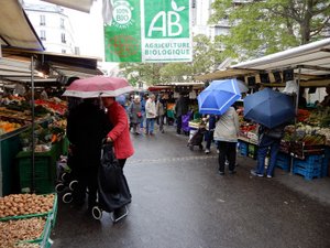 The Rain Doesn't Stop the Outdoor Markets