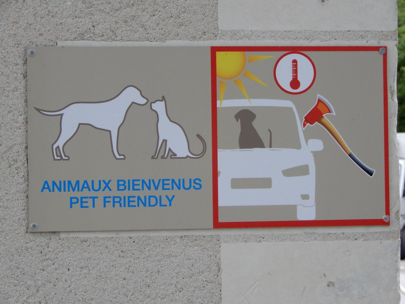 A New Sign Seen here in France
