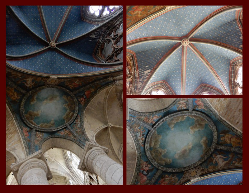 Details of the Ceiling in Saint-Etienne Cathedral