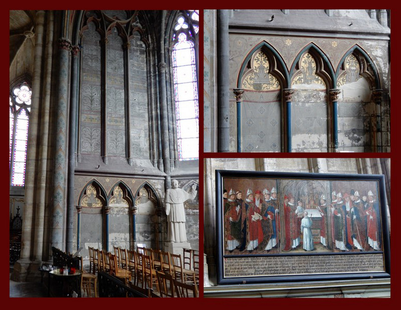 Some Areas in Notre Dame Show The Painted Walls 