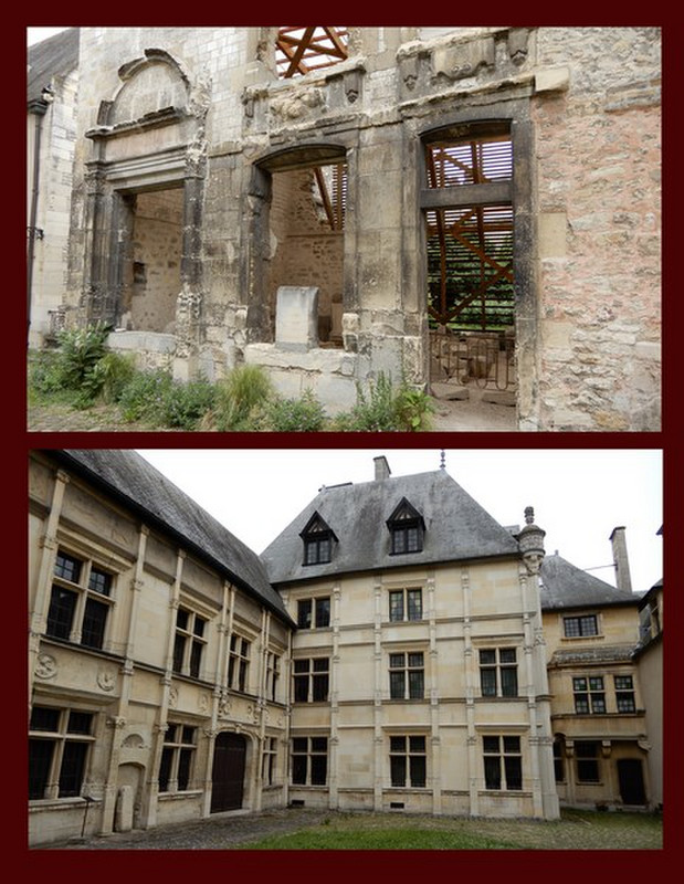 The Courtyard at the Le Vergeur Museum