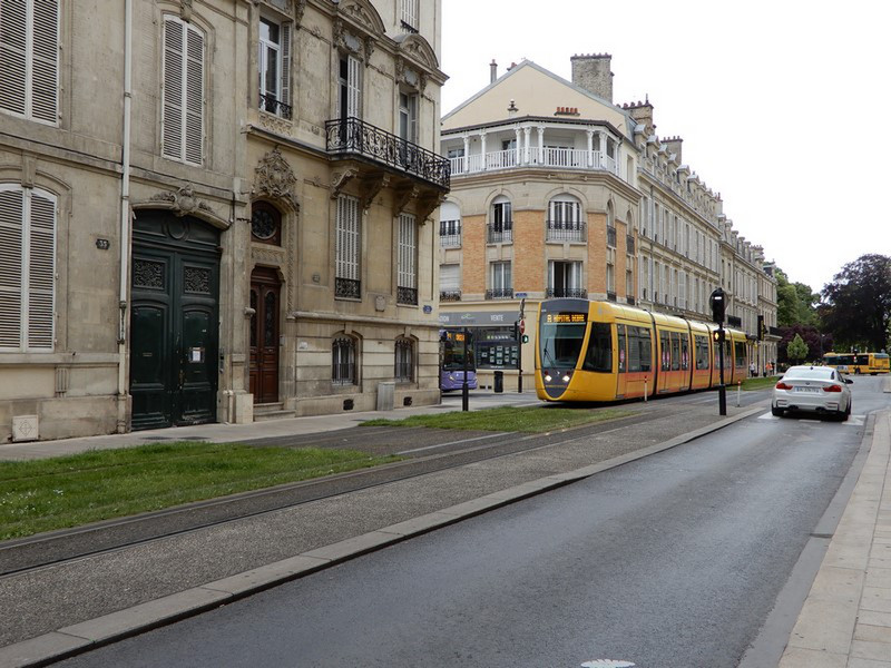 Reims Has a Great Tram Network in the City