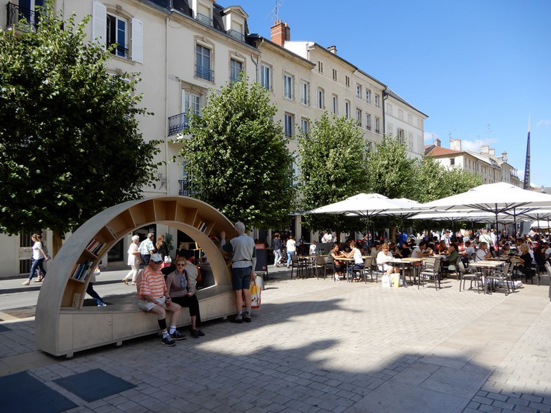 The Arched Structure is a Book Exchange
