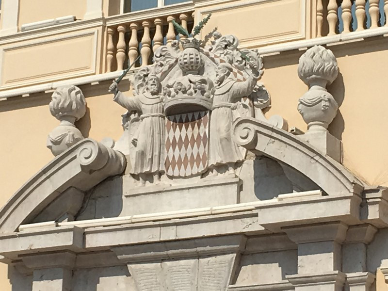 The Coat of Arms Over the Palace Doorway