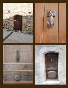 A Sampling of the Doors and Hardware in Entrevaux