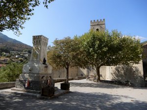 The WWI Memorial in Entrevaux