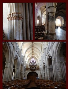 Decorative Columns in the Notre Dame Church