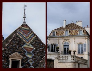 Tile Roofs Add Detail to the Buildings Here in Dijon