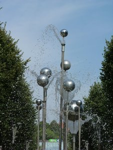 Fountain on Laisves Boulevard