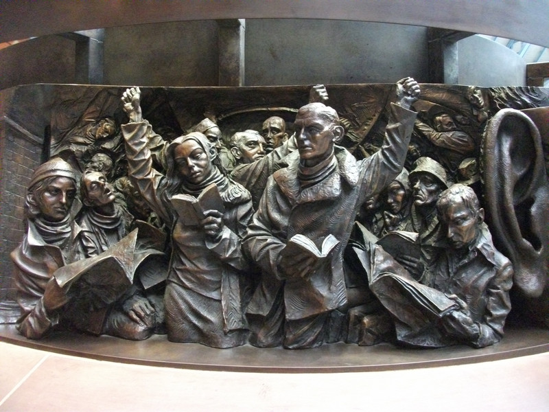 St Pancras Statue