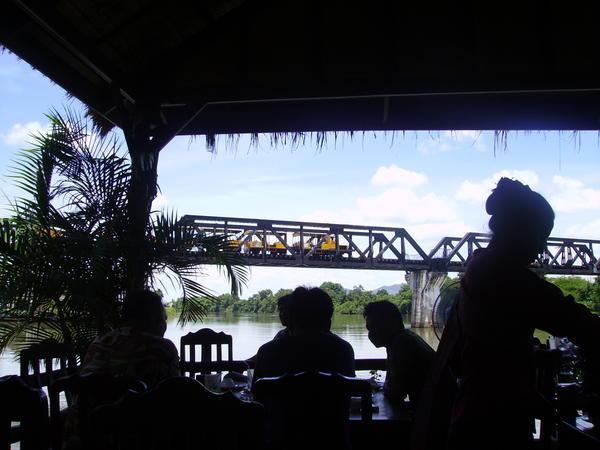 View from the floating restaurant.