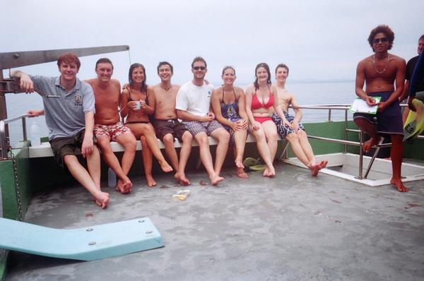 Group Photo on the boat