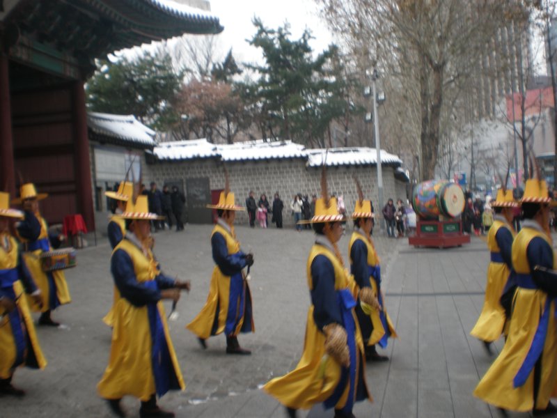 Guards at a palace
