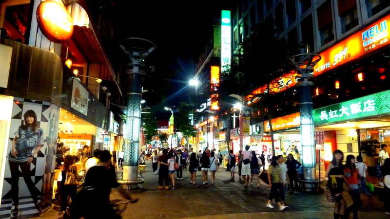 Nighttime in Taipei
