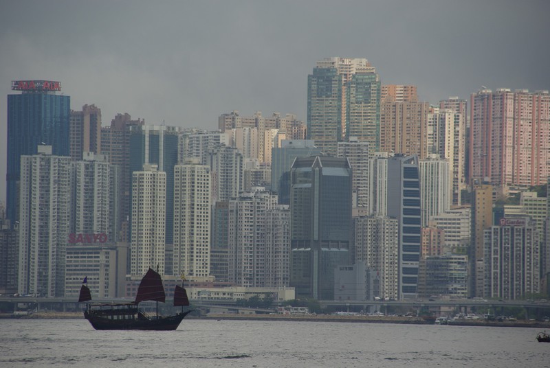 Central von Kowloon aus gesehen