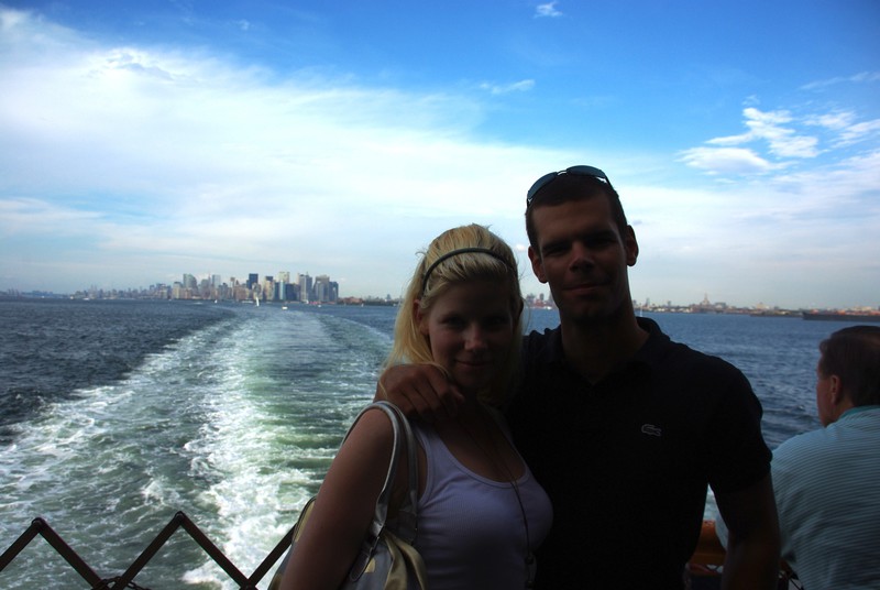 Auf der Staten Island ferry