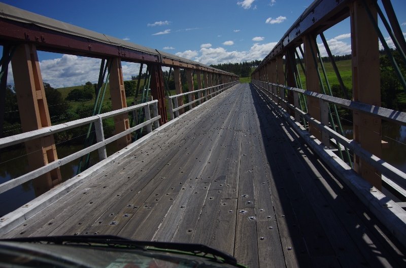 Eine Brücke irgendwo im ländlichen Australien