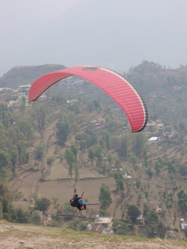 Startender Paraglider