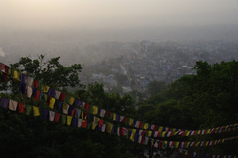 Blick über Kathmandu 
