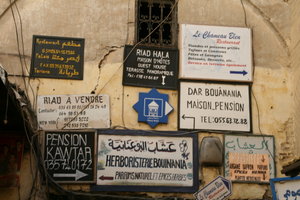 Epic signage in the medina