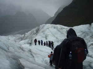 Hiking on the Glacier