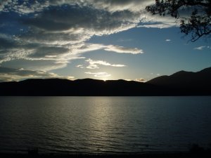 Sunset Over Lake Te Anau - 1