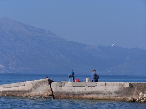 Fishermen in Patras