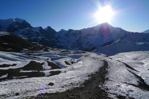 Nepal - Annapurna Circuit Trek - Once Last Look Over Our Shoulder