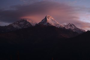 Nepal - Annapurna Circuit Trek - Nice Views Of Annapurna Range From Poon Hill (Sunrise)