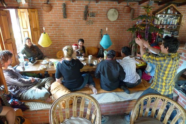 Familly Xmas Breakfast - Pokhara
