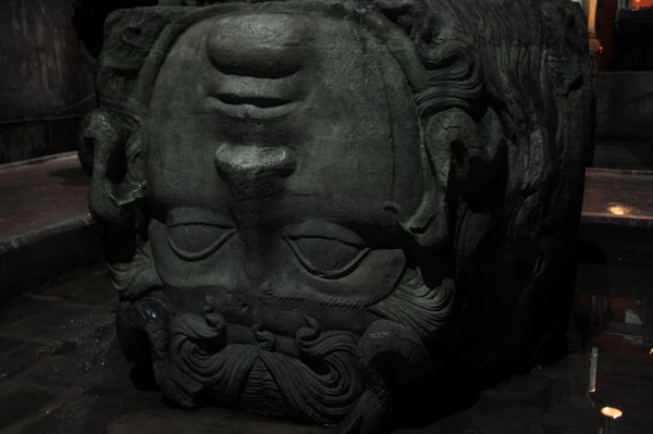 Medusa heads in the Basilica Cistern, Istanbul
