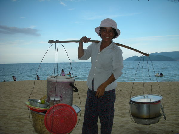 Crab lady in Nha Trang