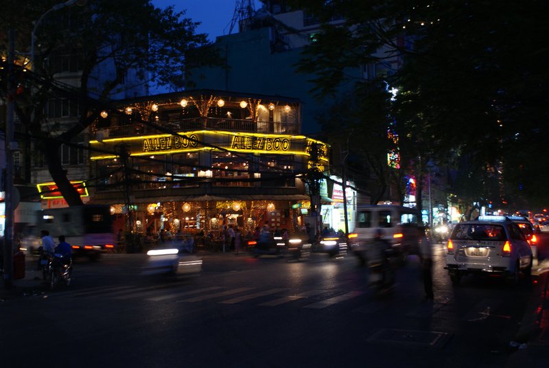 Saigon Bar in the backpacker area