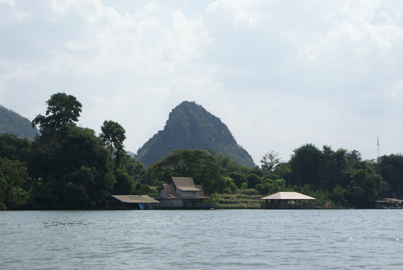 River Kwai view from our Longtail Boat