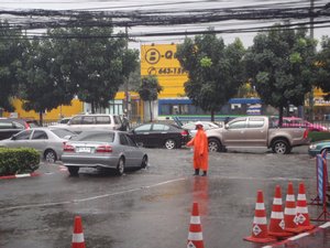 Heavy rain in Bangkok