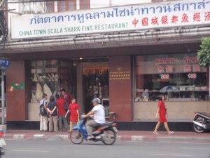 Shark fin restaurant, China town