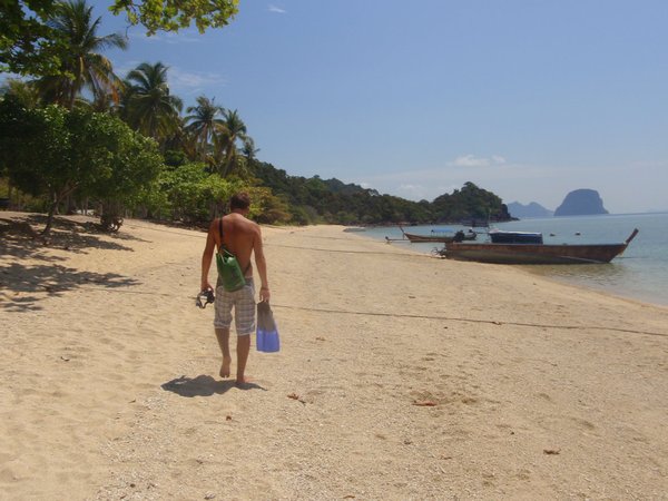 Getting ready to snorkle - Koh ngai
