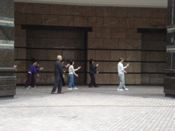 A bit of afternoon Tai Chi