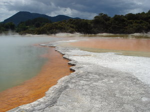 The Champagne Pool at Wai-O-Tapu geothermal park