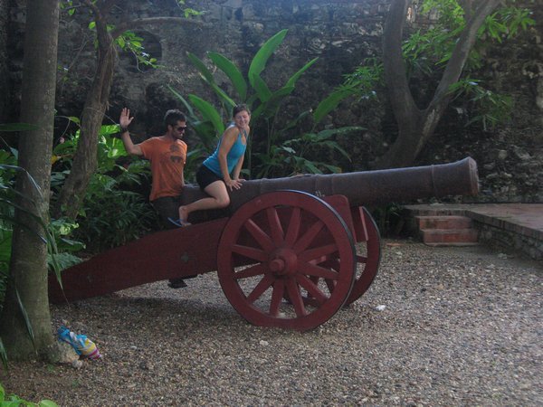 inappropriate moment with a cannon