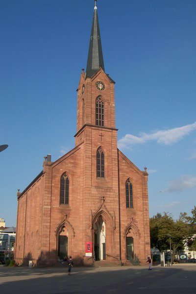Church in the centre of Kehl