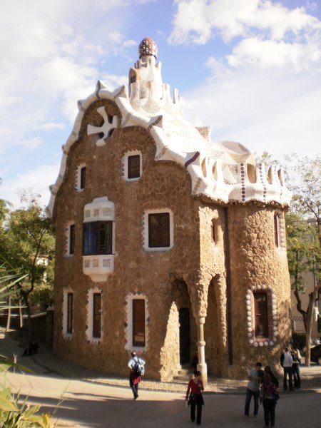 Gaudi designed house in Park Guell
